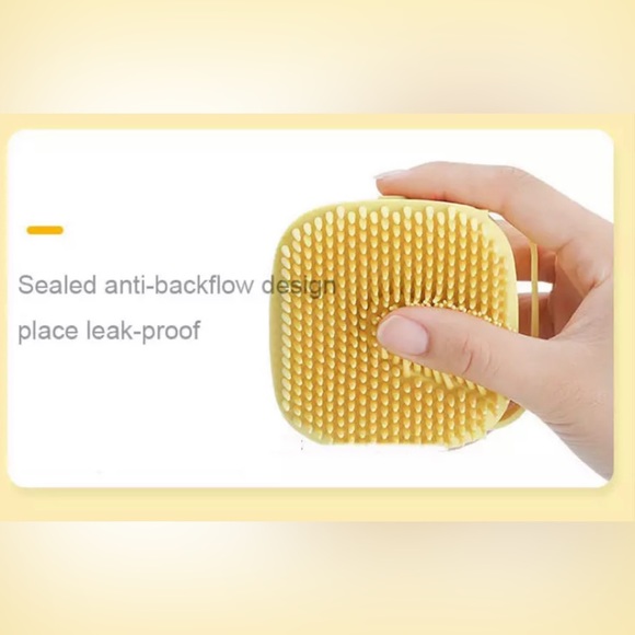 Pet Bath Brushes Massage Shampoo
Dispenser Available in Pink, Yellow and Green - Picture 11 of 15